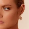 Adorne Monte Vintage Charm Hook Earrings | Gold