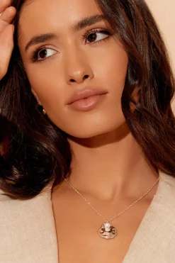 Adorne Pearl Cluster Pendant Necklace | Silver