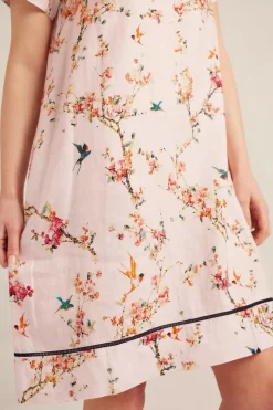Alessandra Connie Linen Dress | Petal Blossom