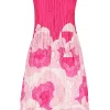 Alquema 3/4 Sleeve Smash Pocket Dress | Pink Roses