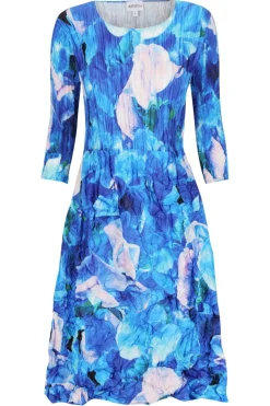 Alquema 3/4 Sleeve Smash Pocket Dress | Ocean Sweet Pea