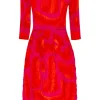 Alquema 3/4 Smash Pocket Print Dress | Pink Tucson