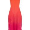Alquema Long Estrella Dress Ombre | Flame To Beet