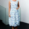 Alquema Smash Pocket Dress | Ocean Foam