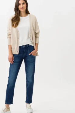 Brax Mary 5 Pocket Jean | Clean Dark Blue
