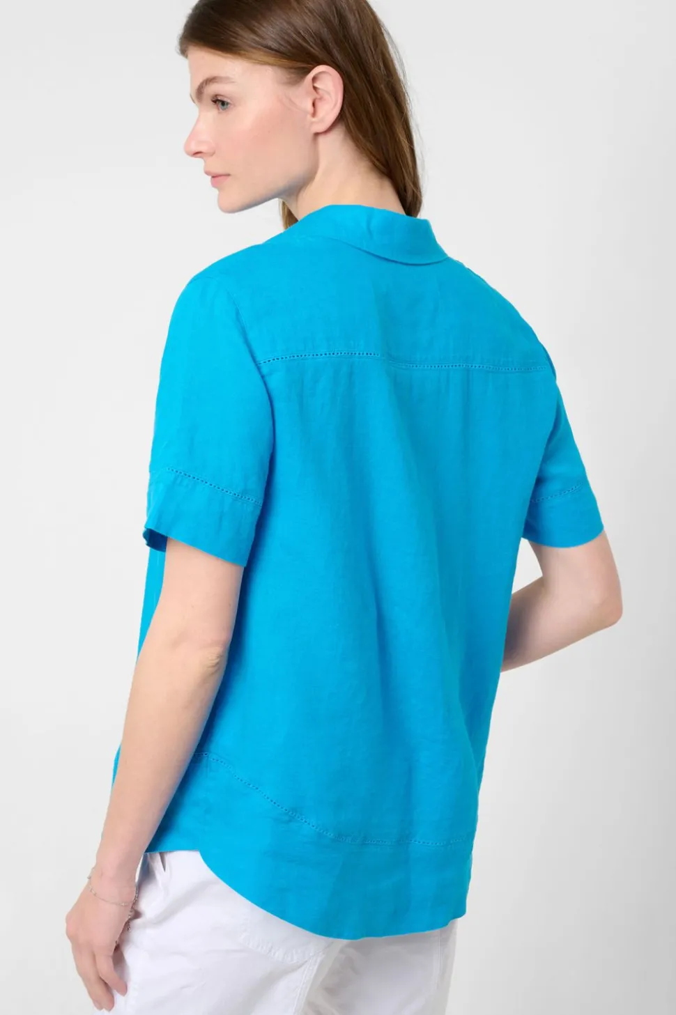 Brax Vel Blouse | Aqua