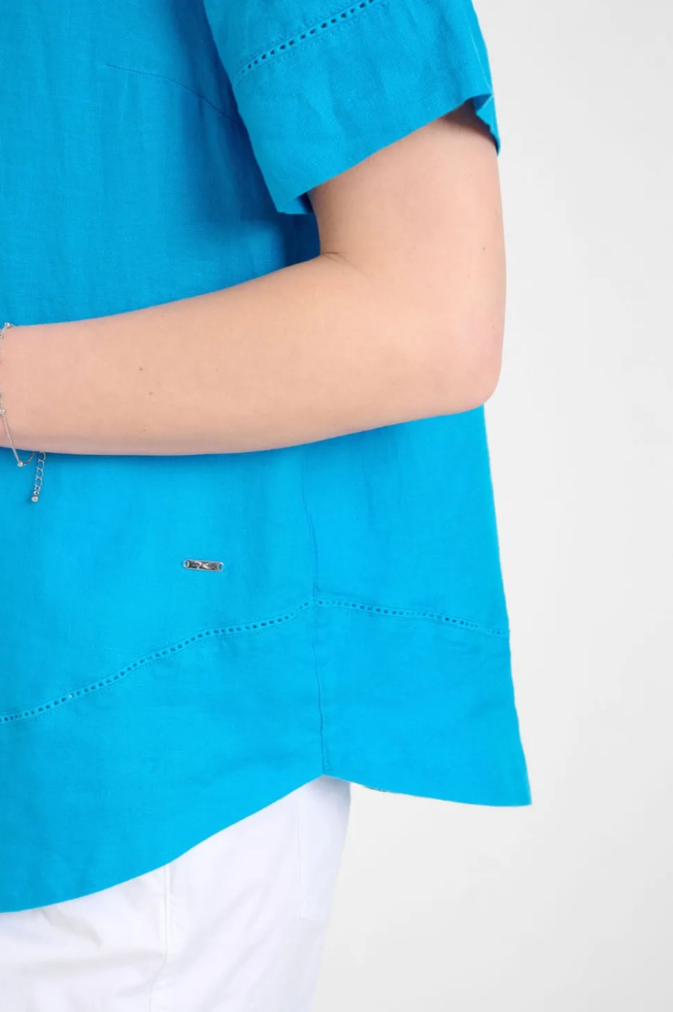 Brax Vel Blouse | Aqua