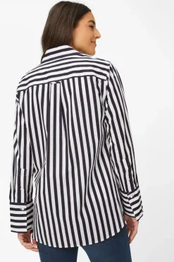 Brax Viki Blouse | Navy Stripe