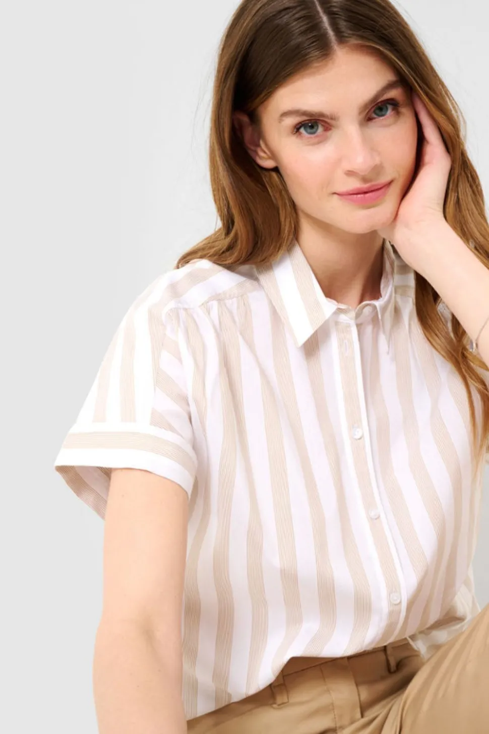 Brax Viv Blouse | Sand