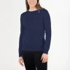 Bridge & Lord Chloe Essential Crew Neck Pullover | Navy