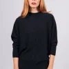 Bridge & Lord Dolman 3/4 Sleeeve Pullover | Black