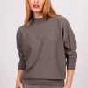 Bridge & Lord Dolman 3/4 Sleeeve Pullover | Mocha