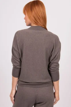 Bridge & Lord Dolman 3/4 Sleeeve Pullover | Mocha