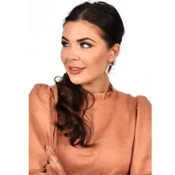 Cairo Geo Shape Hook Earrings | Rose