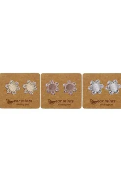 Cubic Petal Flower Stud