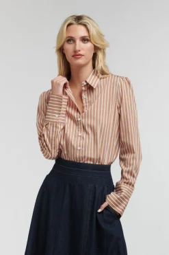 365 Days Dandy Stripe Shirt | Toffee Stripe