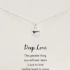 Deep Love Heart Necklace | Multi