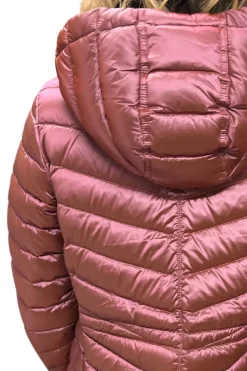 Down Filled Puffer Jacket | Rose