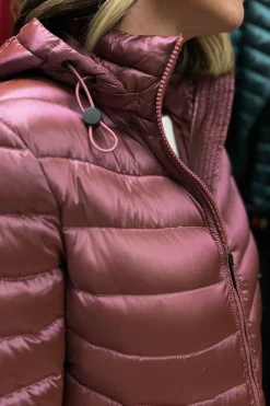 Down Filled Puffer Jacket | Rose