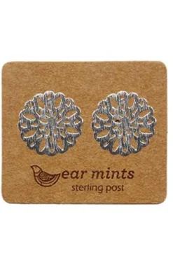Ear Mints Brushed Filigree | Silver