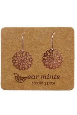 Ear Mints Brushed Filigree Hook | Rose Gold