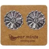 Ear Mints Cubic Daisy Stud | Silver