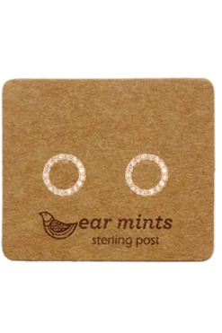 Ear Mints Cubic Open Circle | Rose Gold