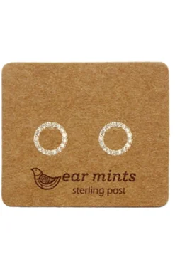 Ear Mints Cubic Open Circle | Gold
