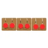 Ear Mints 9mm Enamel Hook | Orange/Silver