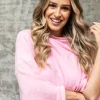 Esperance & Co Cashmere Topper | Pink Swirl