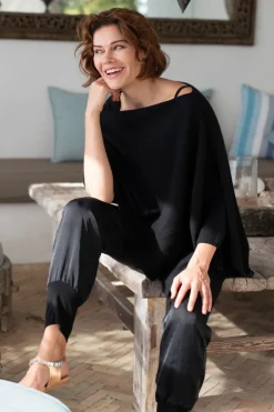 Esperance & Co Cashmere Topper | Ebony