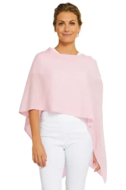Esperance & Co Cashmere Topper | Pink Swirl