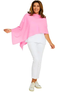 Esperance & Co Cashmere Topper | Glam Pink