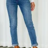 Fashion Express Agnes Straight Leg Jeans | Mid Wash