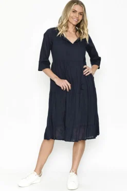 Fashion Express Amber Dress | Navy
