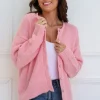 Fashion Express Camille Essential Cardi | Pink