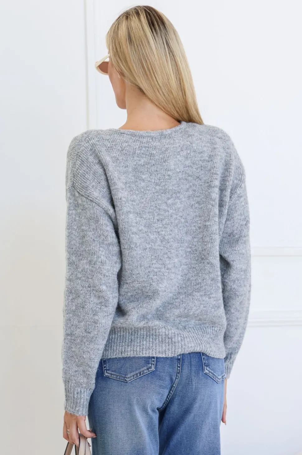 Fashion Express Camille Essential Cardi | Grey