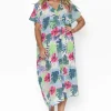Fashion Express Frankie Kaftan Dress | Tropical