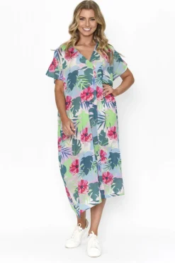 Fashion Express Frankie Kaftan Dress | Tropical