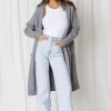 Fashion Express Frankie Longline Knit Cardi | Cloud