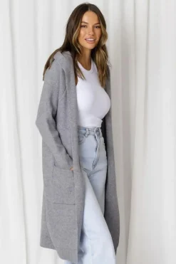 Fashion Express Frankie Longline Knit Cardi | Cloud
