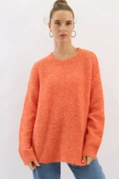 Fashion Express Frontier Wool Blend Jumper | Orange