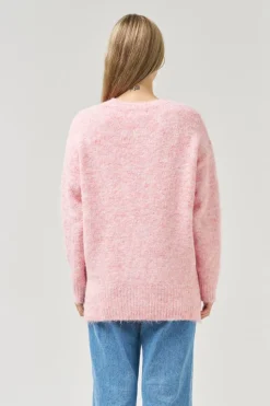 Fashion Express Frontier Wool Blend Jumper | Pink
