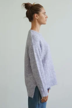 Fashion Express Frontier Wool Blend Jumper | Lilac