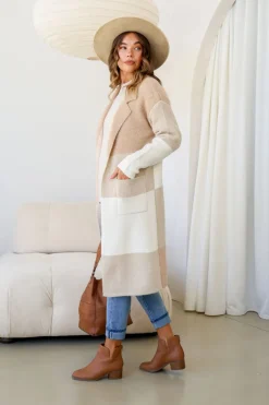 Fashion Express Maryanne 3/4 Coatigan | Blue