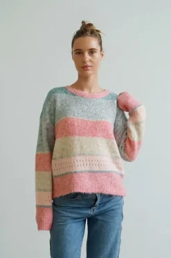 Fashion Express Mazie Knit Jumper | Pink