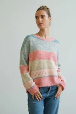 Fashion Express Mazie Knit Jumper | Pink