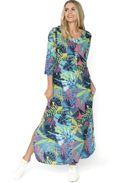 Fashion Express Melina Maxi Dress | Jungle Pop