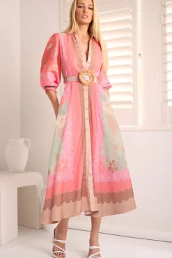 Fashion Express Moonshine Maxi Dress | Watermelon