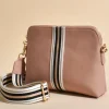 Fashion Express Palmer Vegan Leather Cross Body Bag | Peach